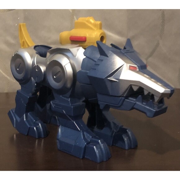 Hasbro Power Rangers Silver Wolf Zord Action Figure Wild Force Playskool Toy - Picture 9 of 11